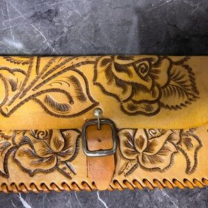 Genuine leather med size purse